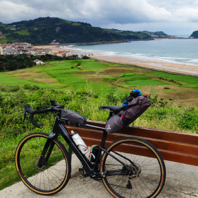 Mit dem Fahrrad an der baskischen Küste entlang